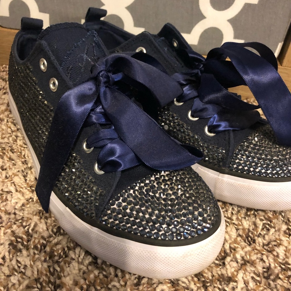 Swarovski studded tennis shoes
